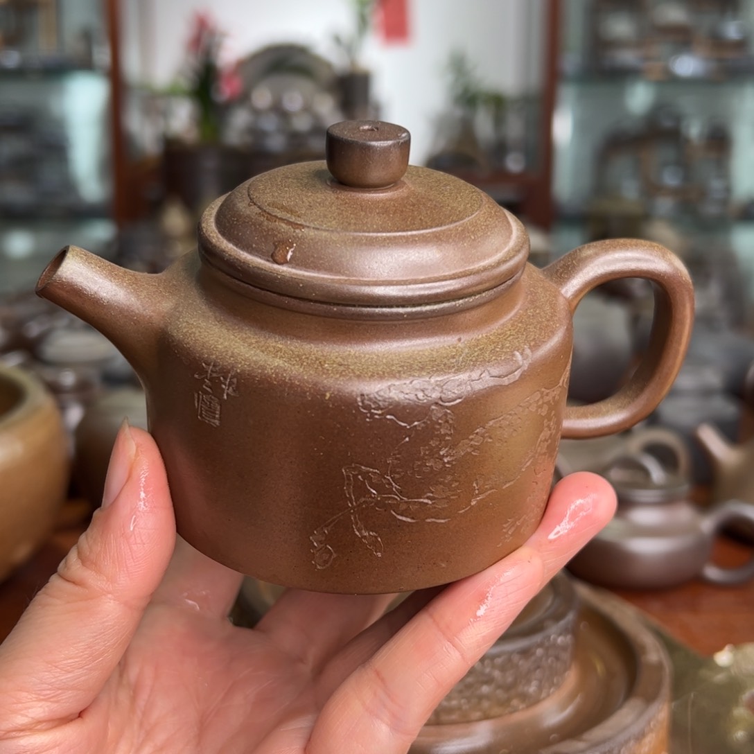 贵台龙窑柴烧茶壶A49