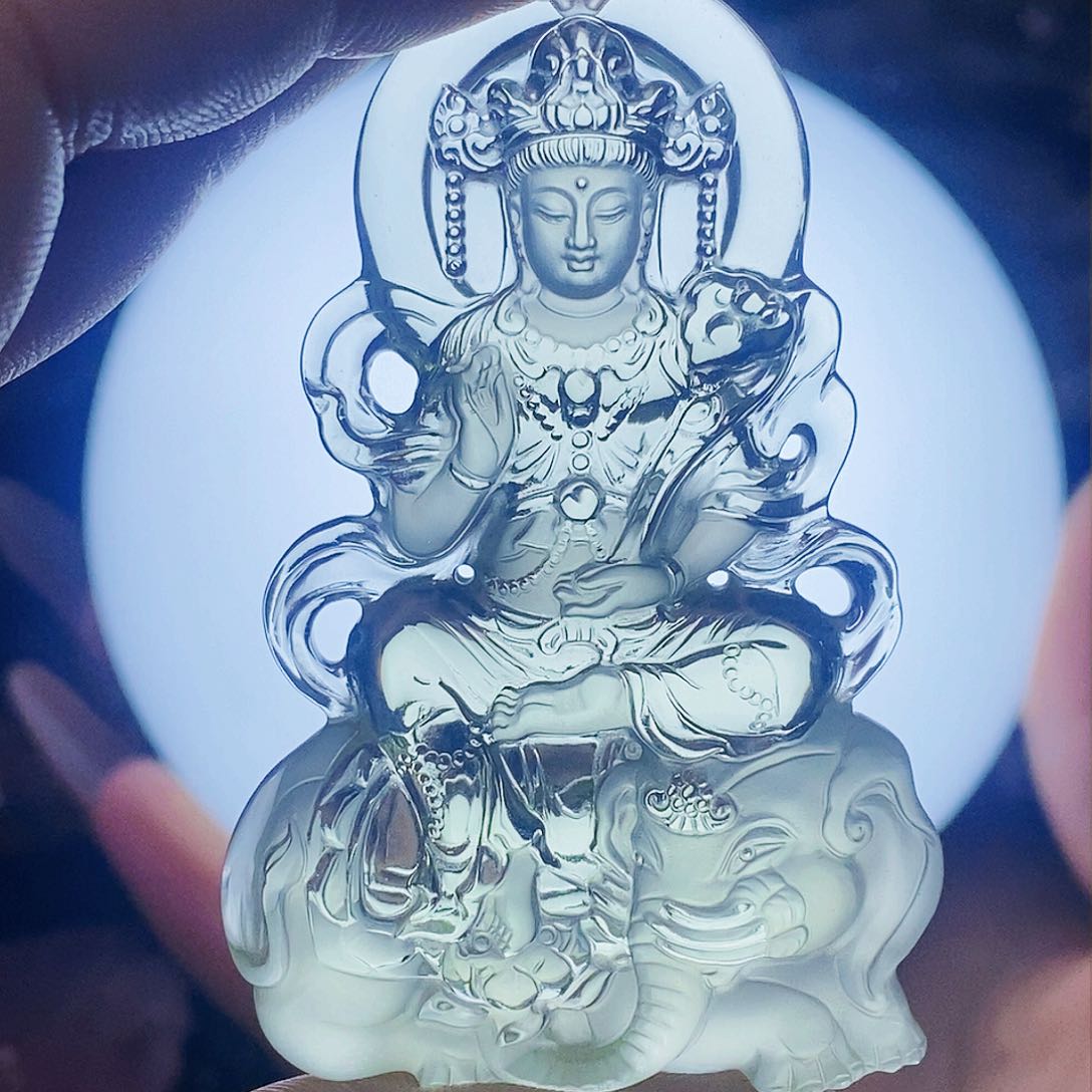 水晶颈饰未镶嵌尐***_吊坠