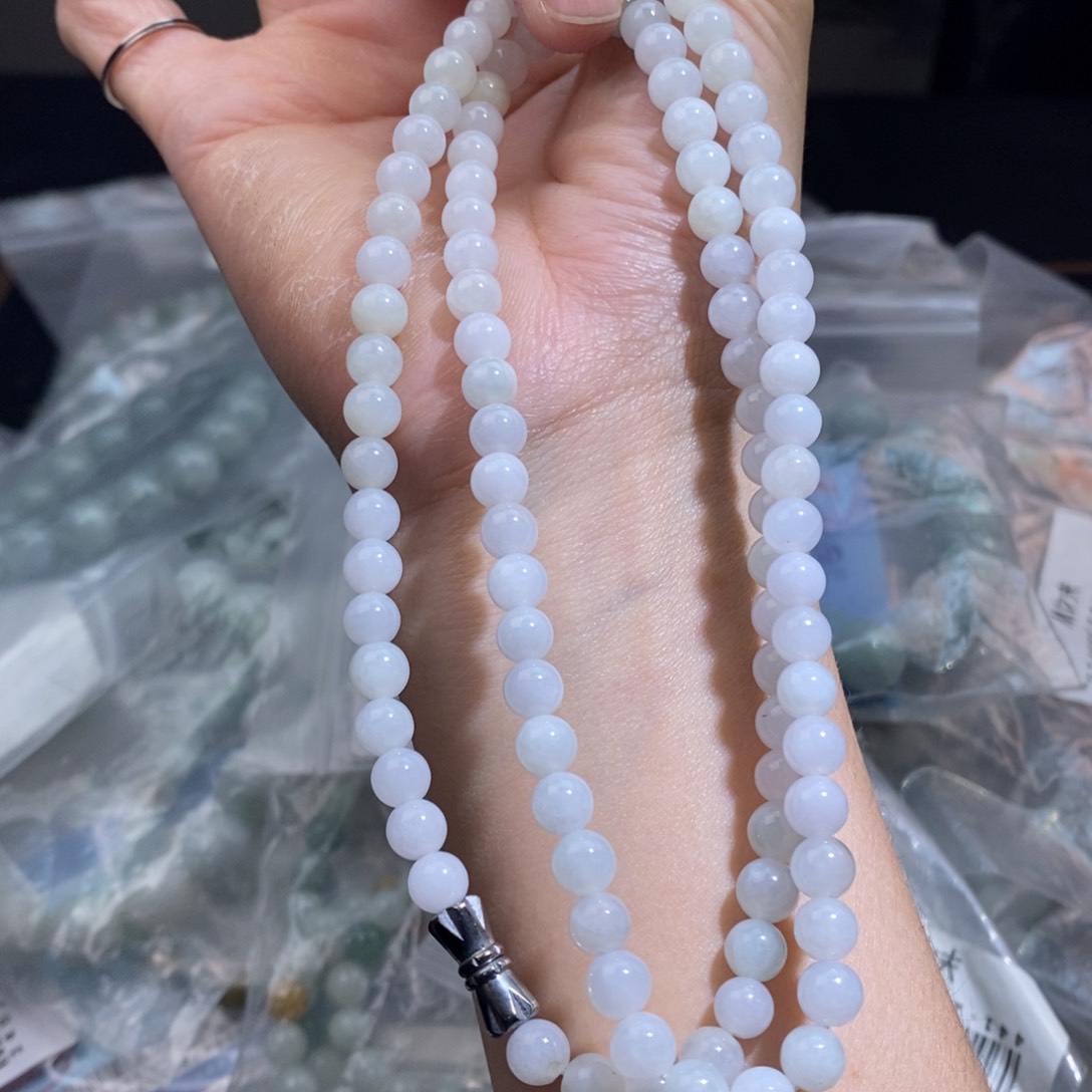 未镶嵌手串翡翠珠链