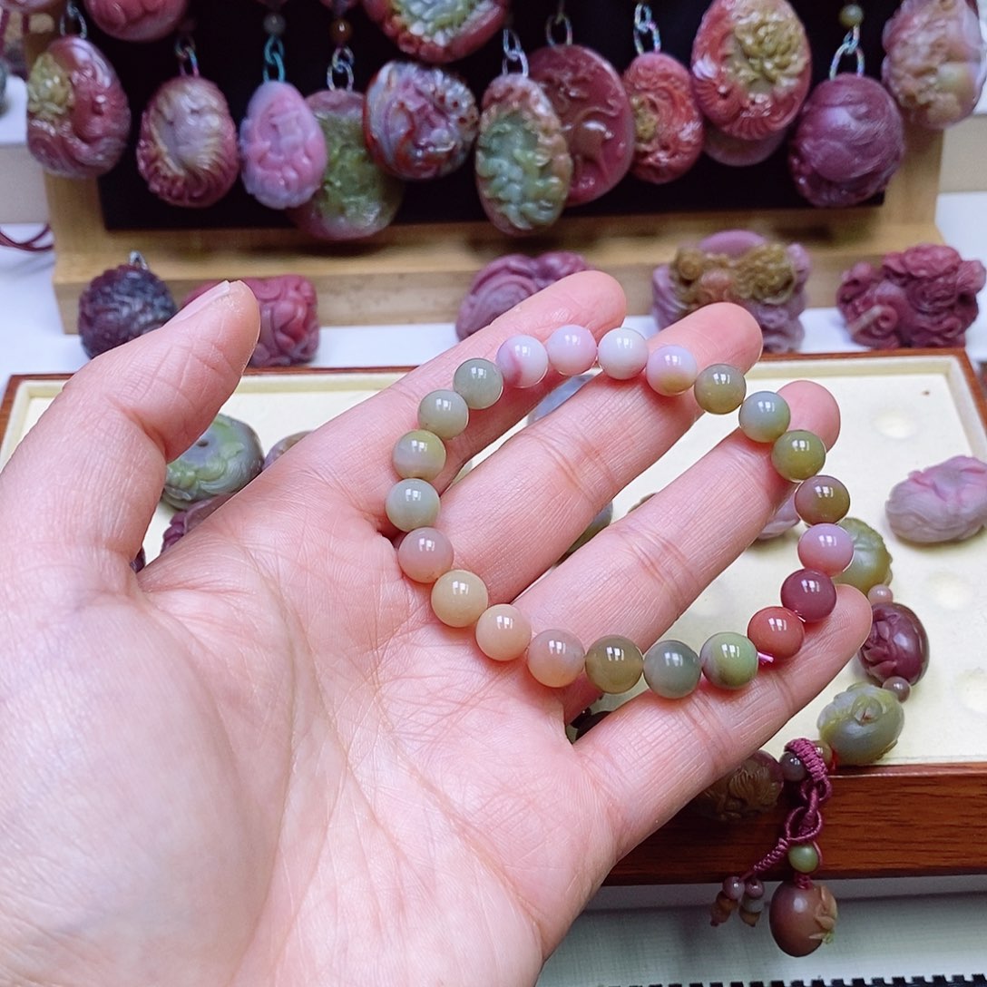 玛瑙/玉髓盐源玛瑙手链未镶嵌
