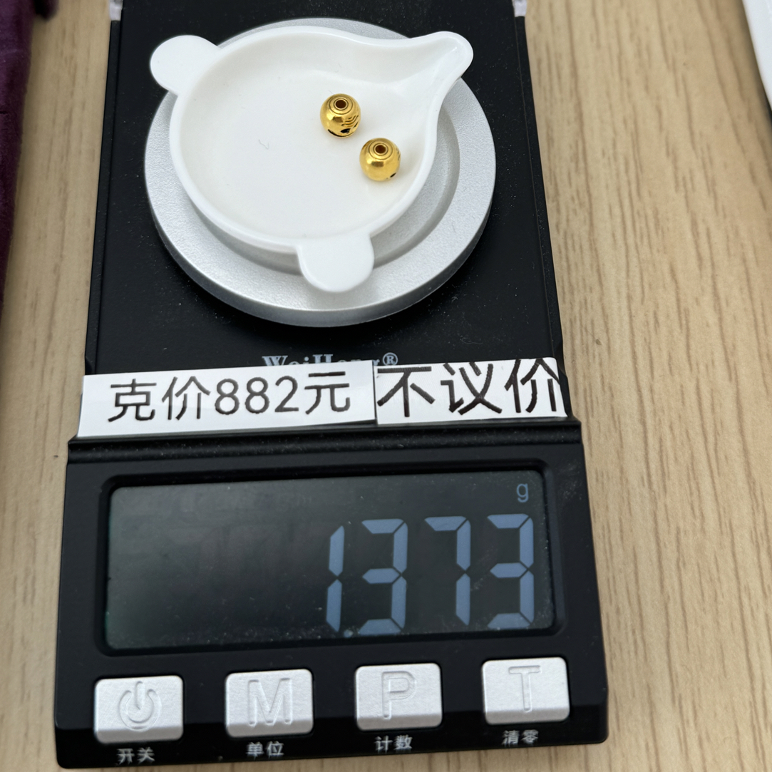 足金999 6mm尸陀林1.373g怡