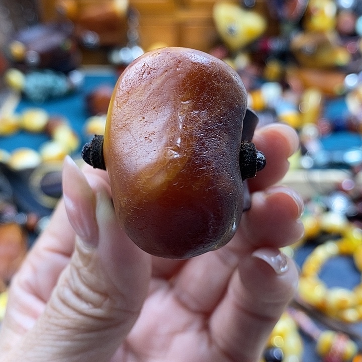 蜜蜡未镶嵌戒指戒指