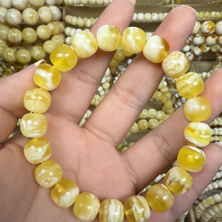 琥珀未镶嵌手绳10m