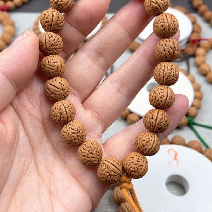 @***.核桃手串/手链12尺寸野生桃核手持（福利款不退不换