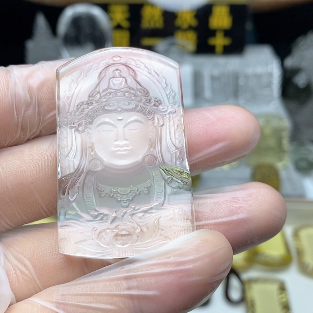 水晶颈饰未镶嵌小***