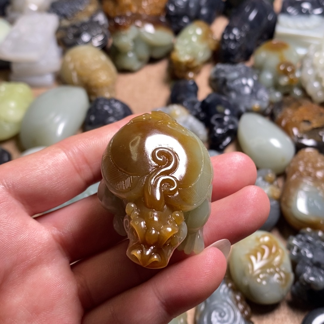 【闪购商品】和田玉挂件未镶嵌溪*