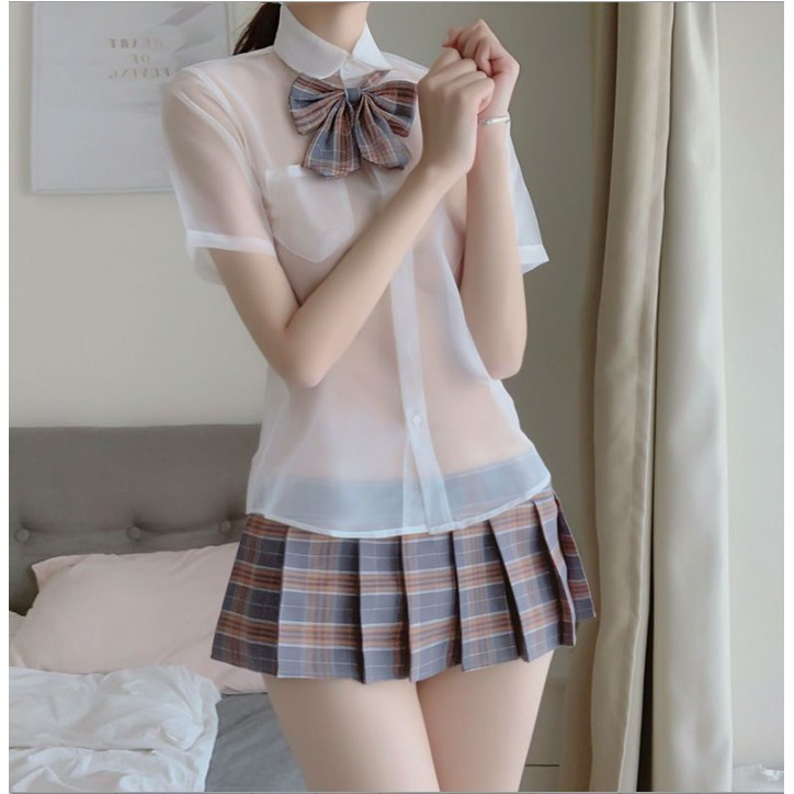 【圣诞特惠】睡衣纯欲网红性感睡衣情趣英伦睡裙男私房情睡衣女秋冬