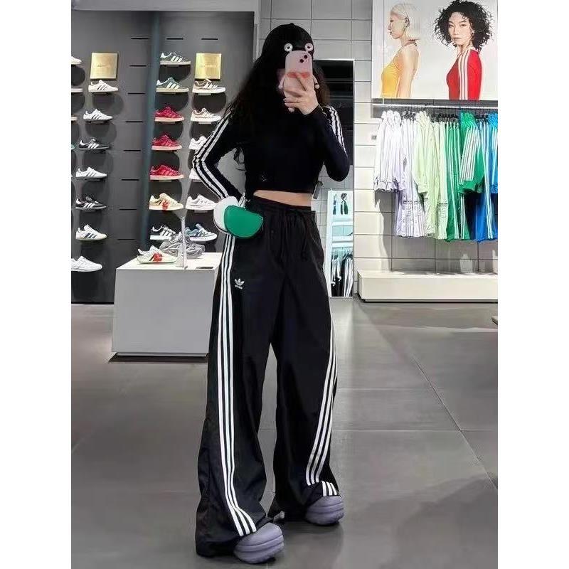 品牌撤柜春秋夏季男女情侣款百搭休闲裤