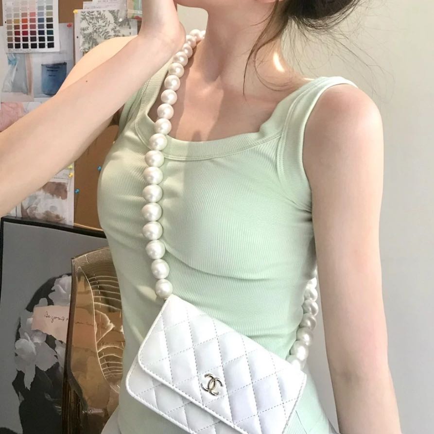97新/Chanel/香奈儿/20K珍珠Woc/Mini/Xspk1305