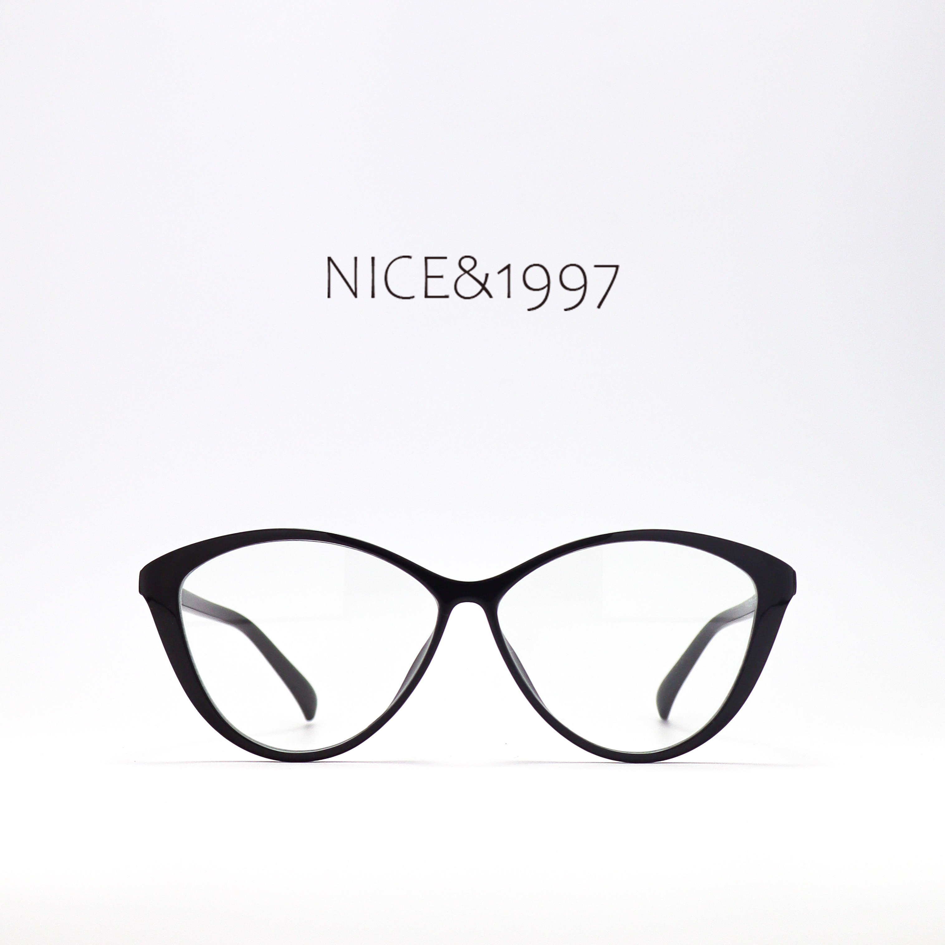 【TR90眼镜7212】时髦精小众款辣妹猫眼近视眼镜框摩登素颜黑框镜架