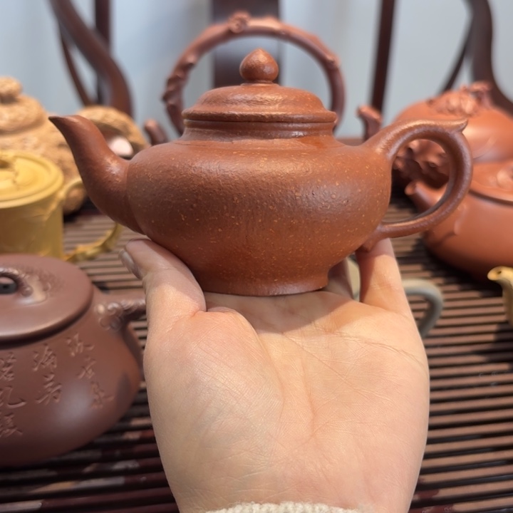 茶壶紫砂红降笑樱