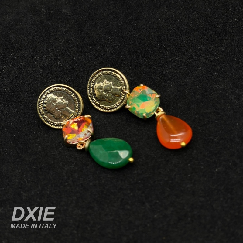 铜合金 树脂 耳钉 LC 20825