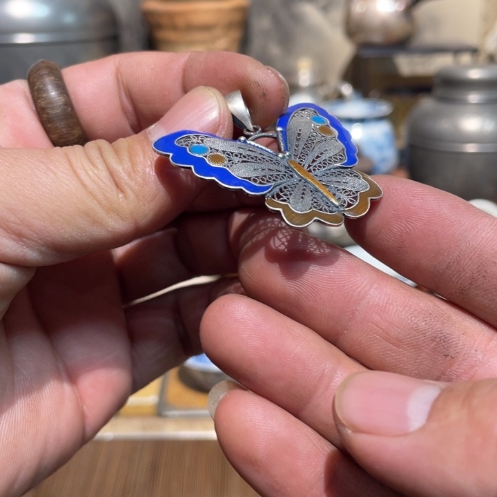 银S925蝴蝶吊坠的手工好物推荐