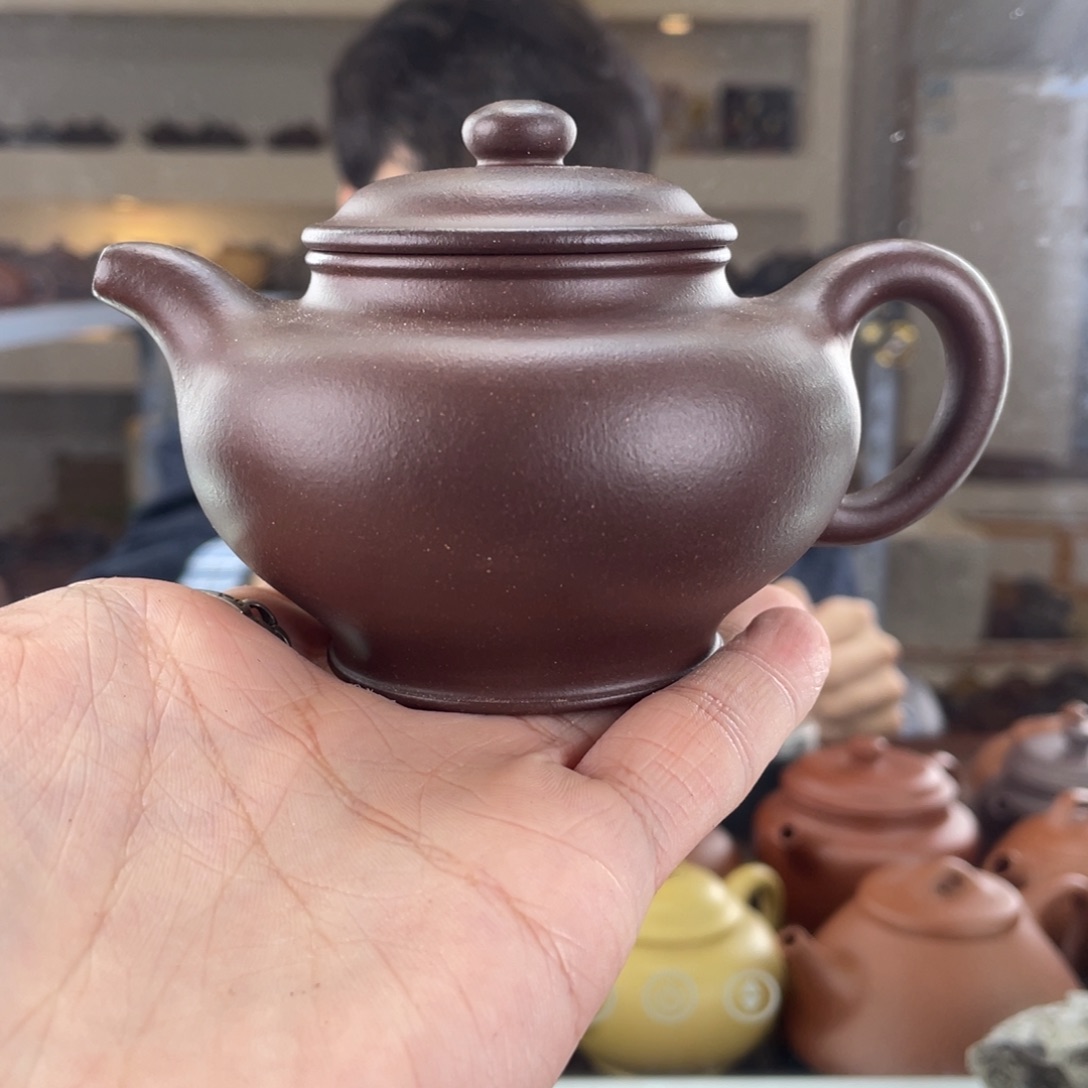 茶壶紫砂180cc大水潭底槽清茶壶