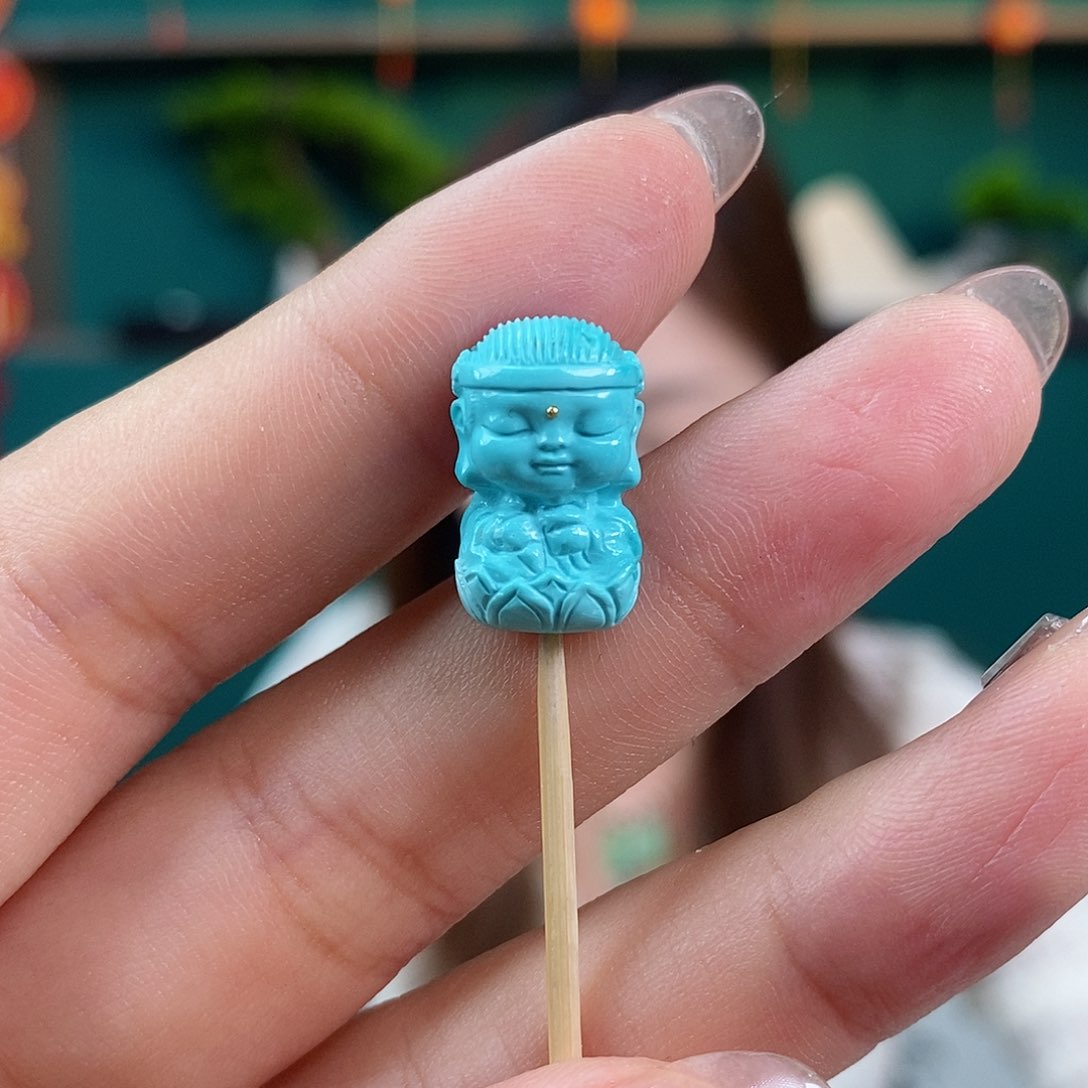 绿松石珠宝奇石未镶嵌