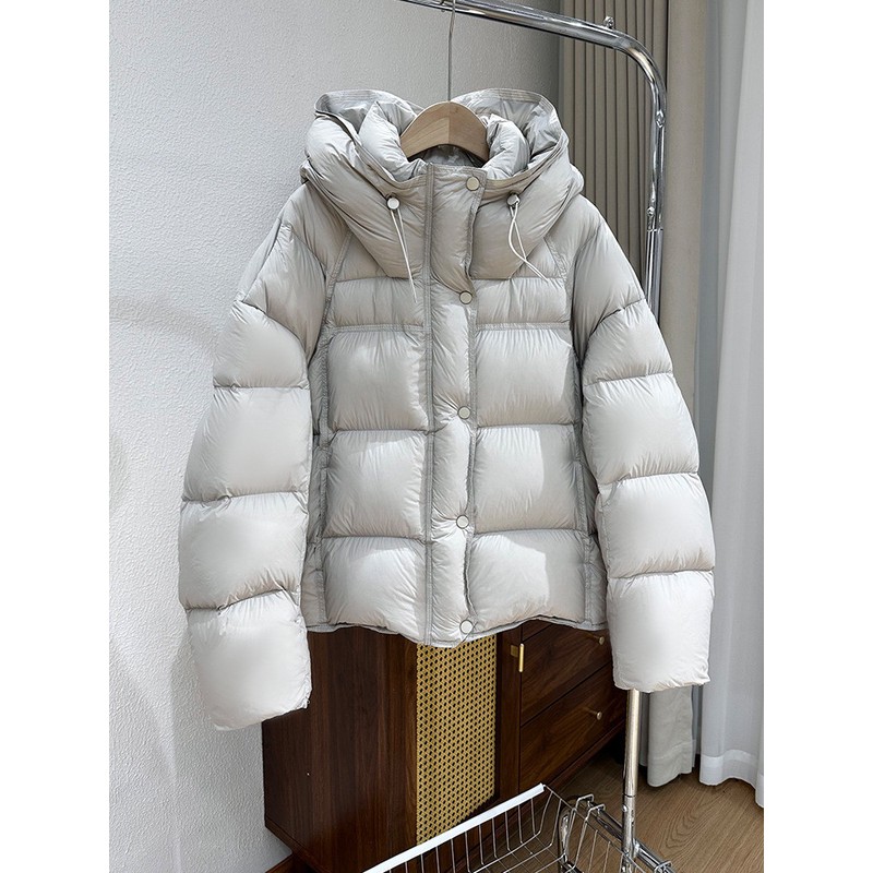 高梵联名UAEI云朵感泡芙鹅绒服女短款2025新款90白鹅绒加厚保暖连