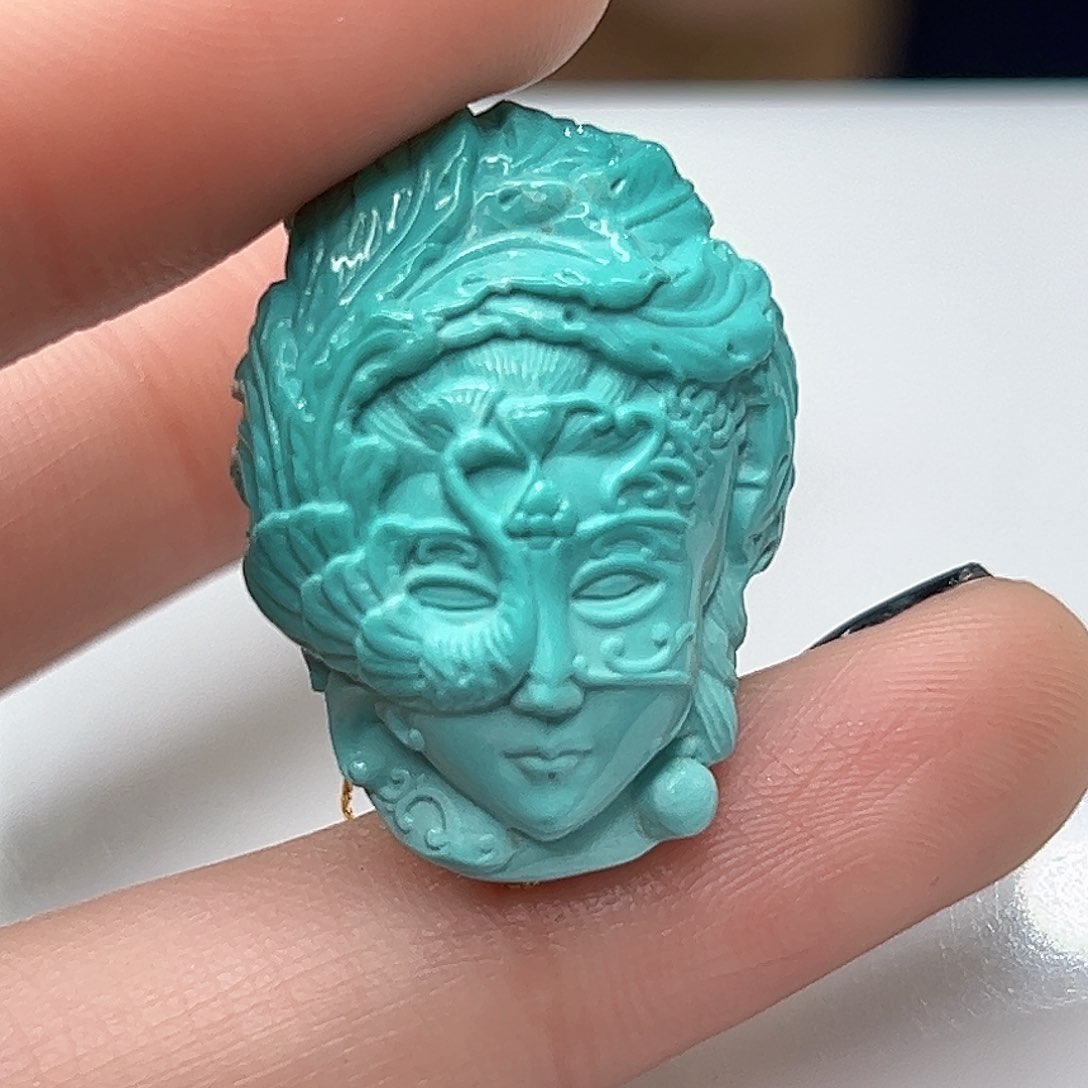 绿松石珠宝奇石未镶嵌