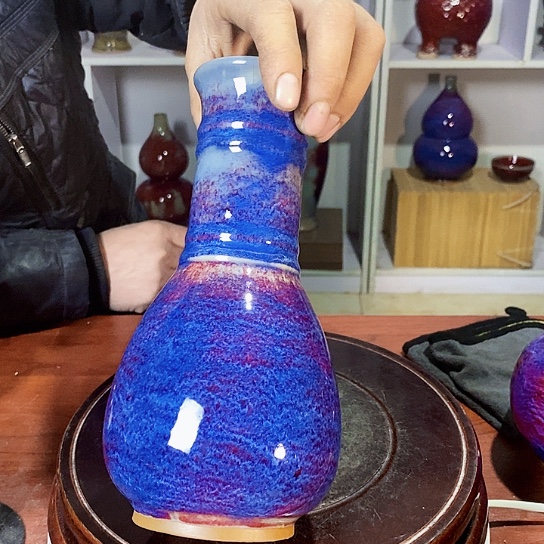 摆件尚峰钧窑作品摆件