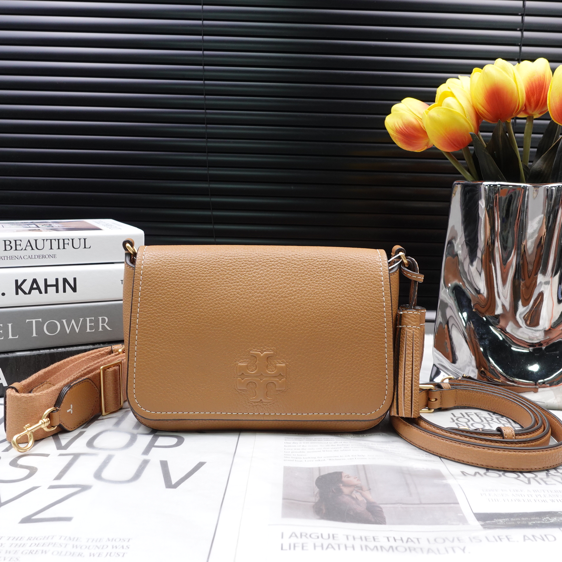 95新 TORY BURCH/汤丽柏琦 单肩包/T_ZY0000  T10246055