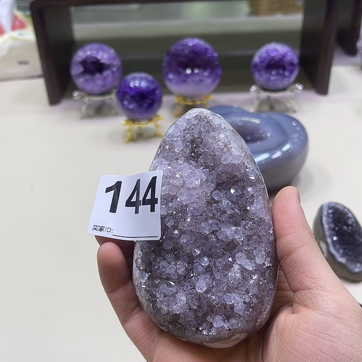 紫晶摆件未镶嵌摆件144