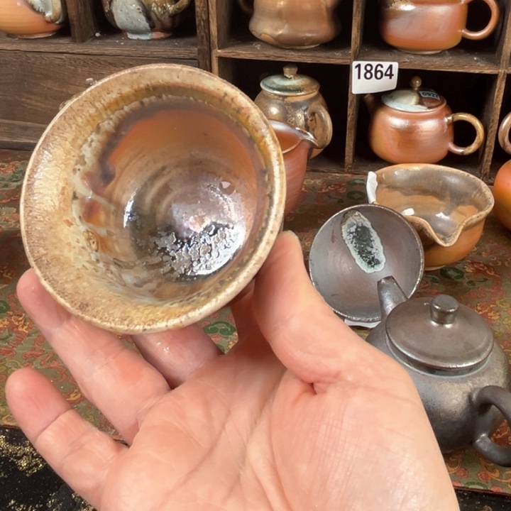 壶柴烧茶器主人杯子