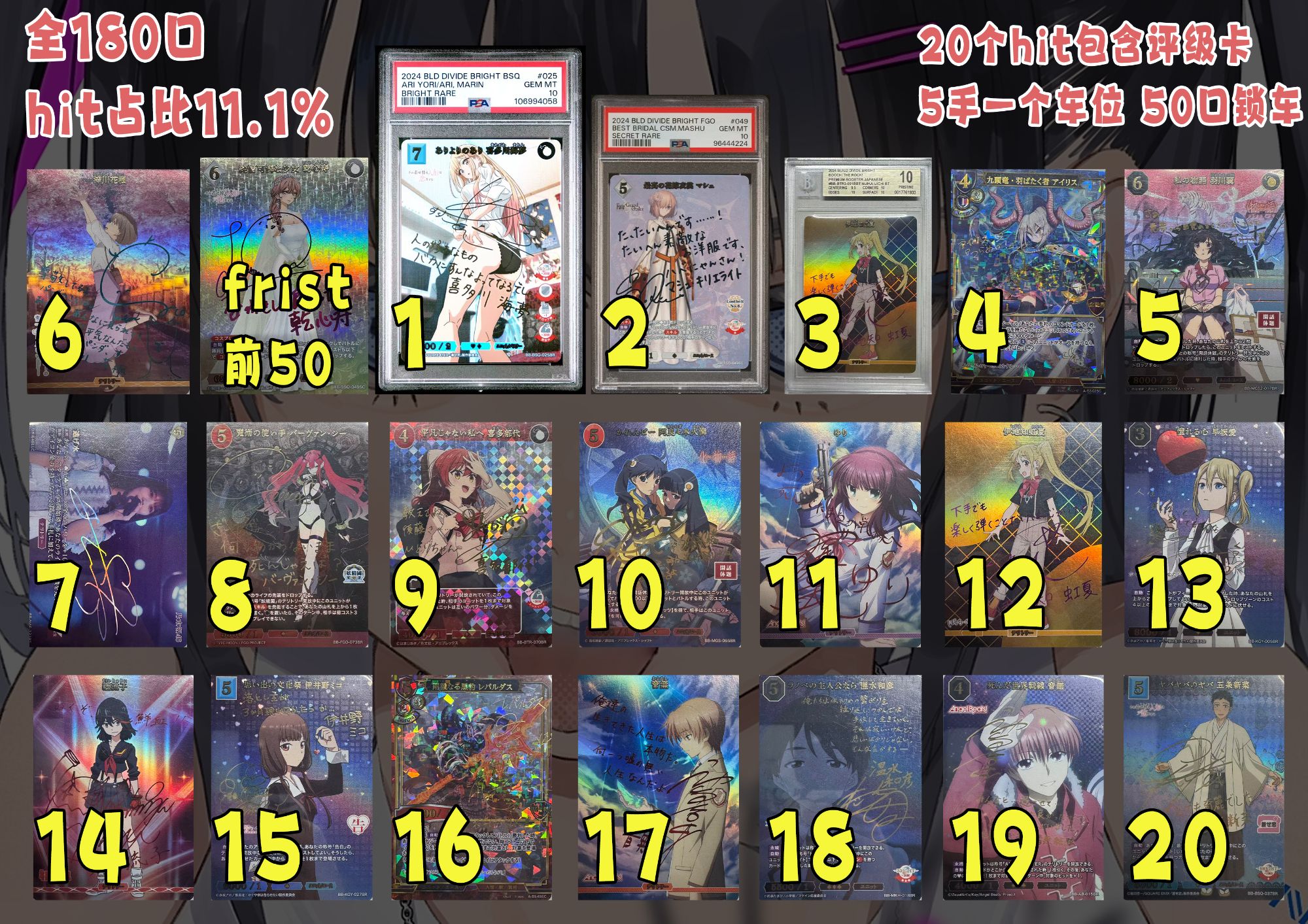 一号日BD卡牌卡套定制 （代拆）