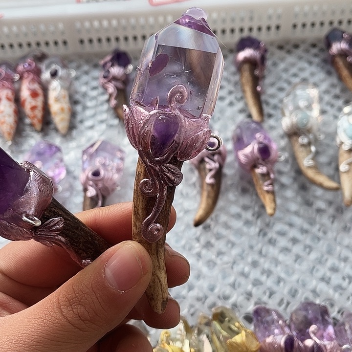 紫晶摆件未镶嵌宇****。