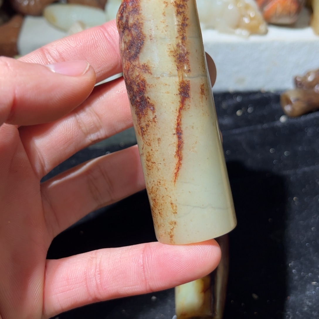 老***梦和田玉未镶嵌挂件