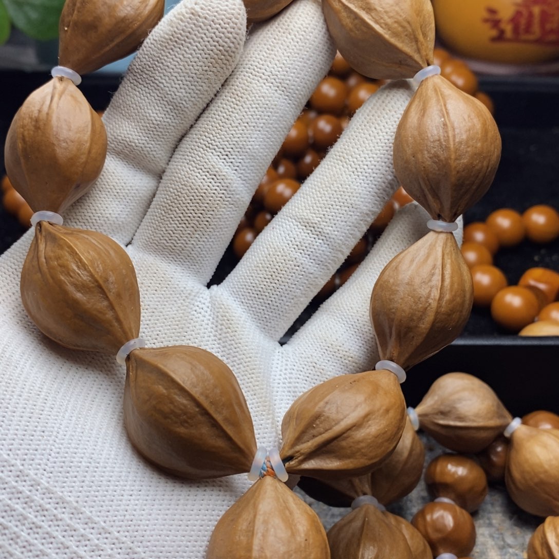 橄榄核手串/手链2.2尺寸四花铁核