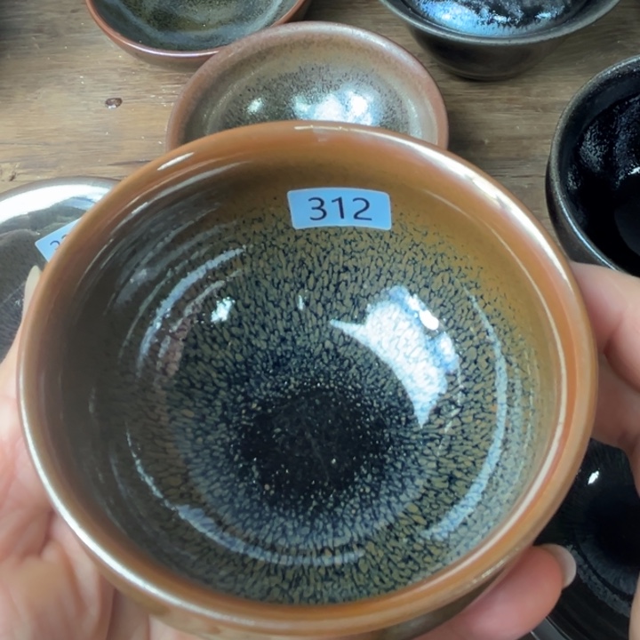 鹿***十茶盏建盏柴烧主人杯312