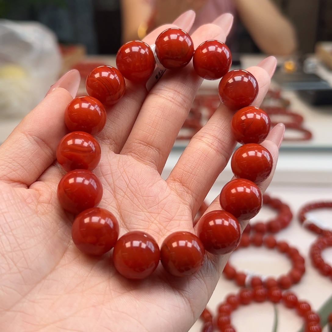 未镶嵌手链南红玛瑙15mm
