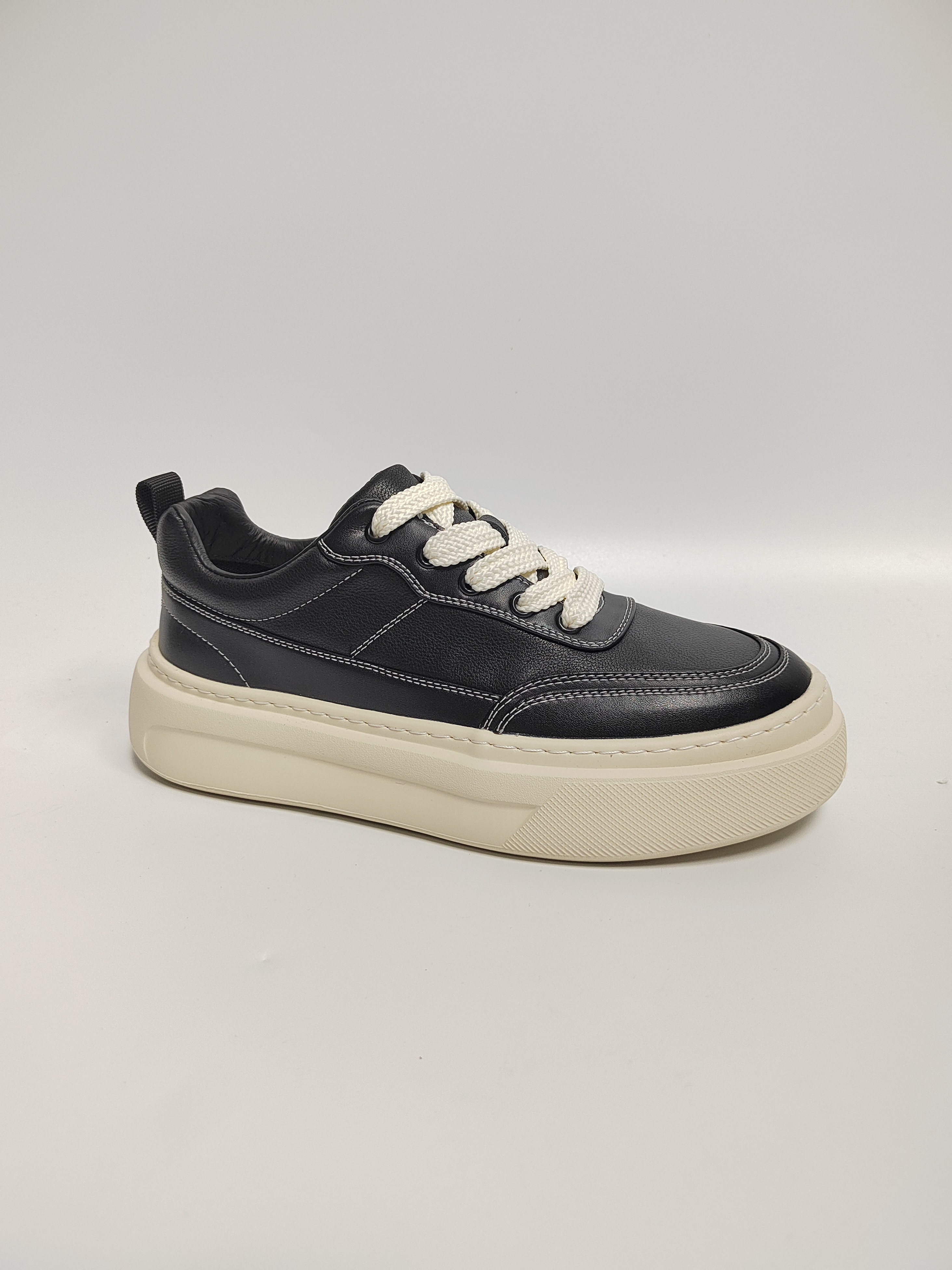 2575（皮鞋尺码）四季新款男士真皮厚底时尚潮鞋