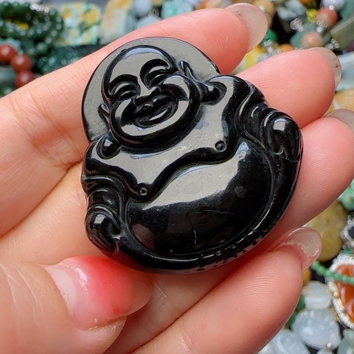 翡翠颈饰未镶嵌天然A货83