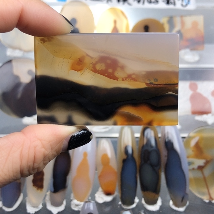 查罗石未镶嵌珠宝半成品20 我0