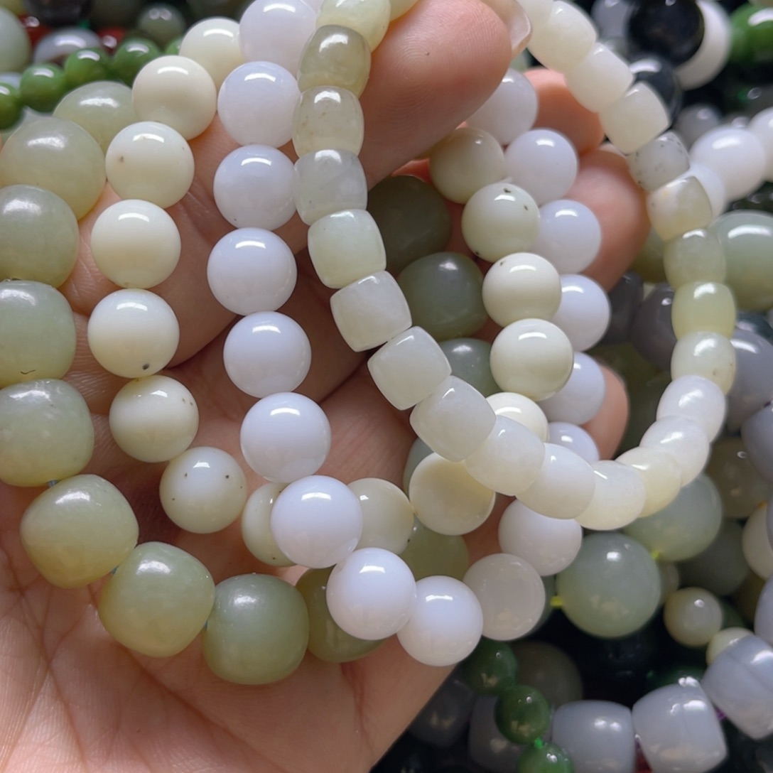 和田玉手链未镶嵌