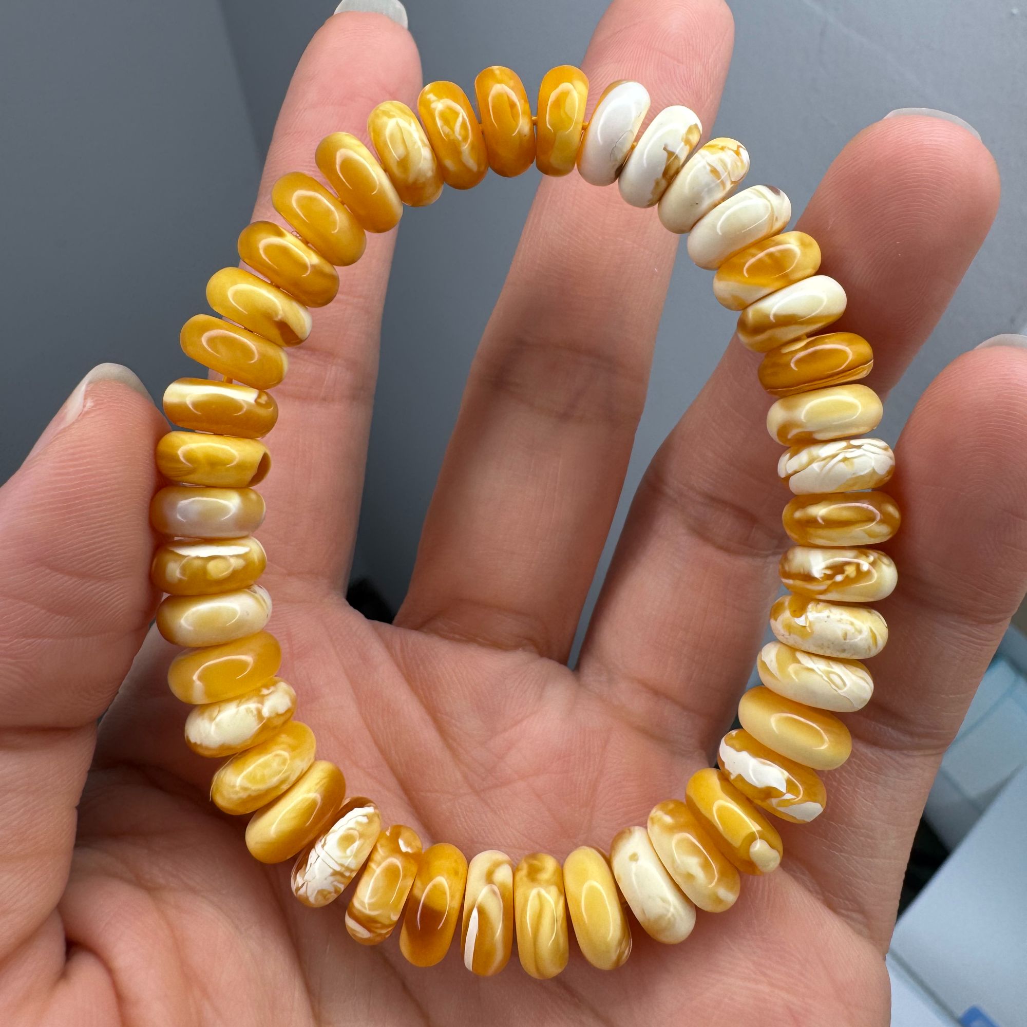 48号 大小姐珠宝严选9.5mm天然蜜蜡珠宝玉石