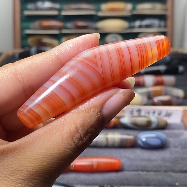 天***转玛瑙/玉髓未镶嵌吊坠(不含链)