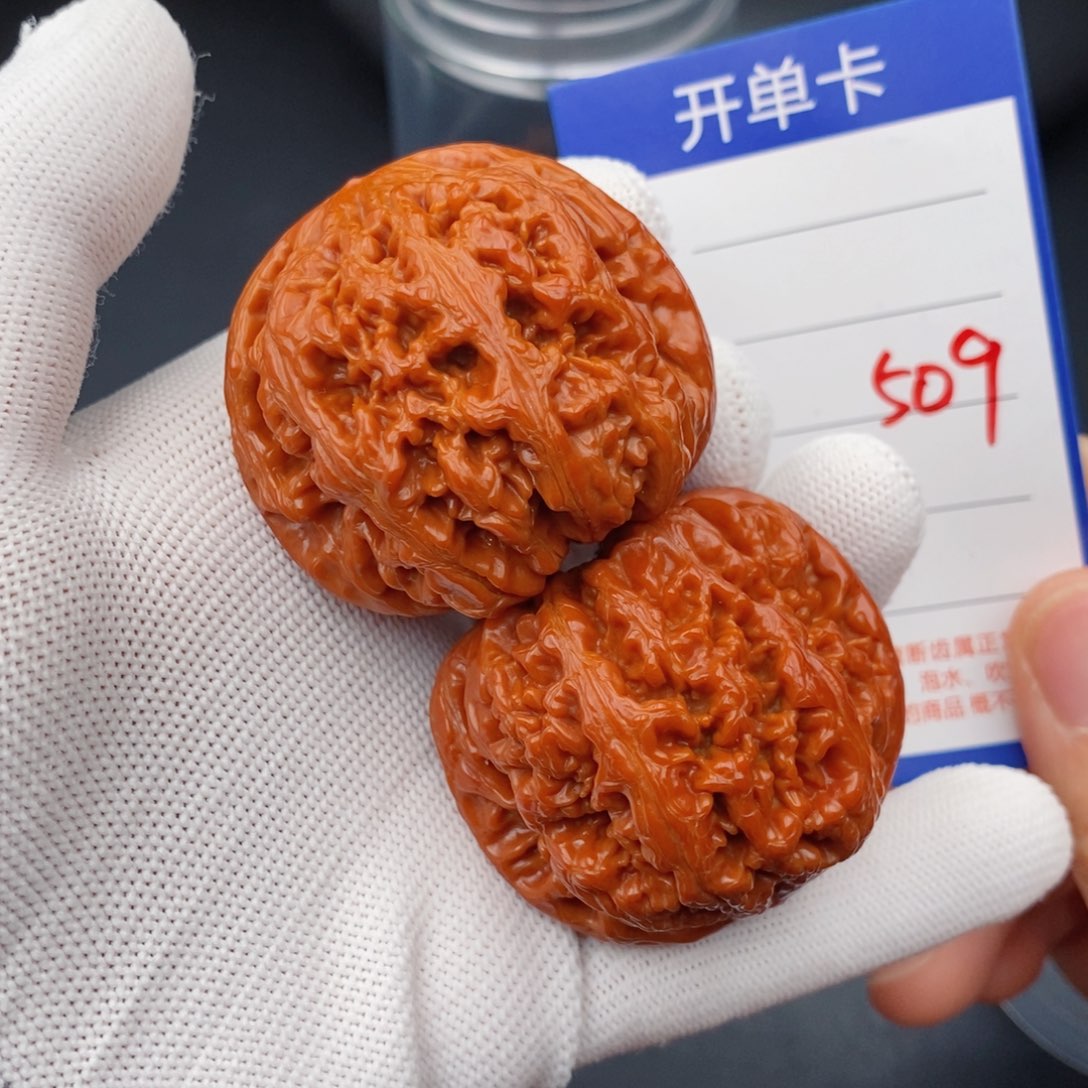 文玩核桃把件46粗筋509