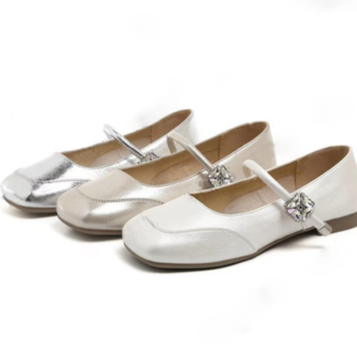 【粉丝福利】夏季新款真皮圆舒适百搭浅口玛丽珍一字带6051