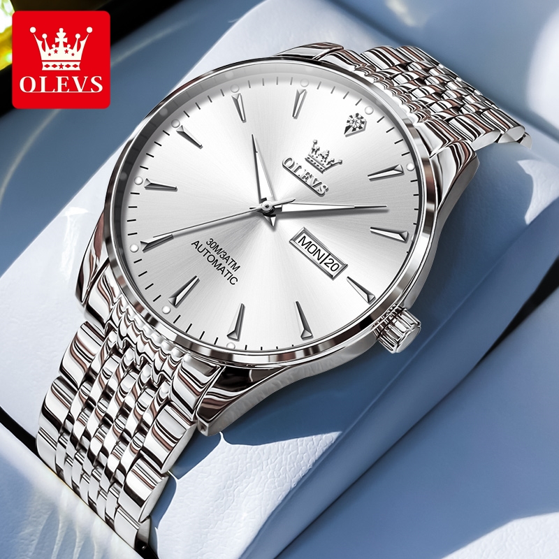 欧利时手表男士高端名牌机械表商务男款防水高颜值手表正品送男友