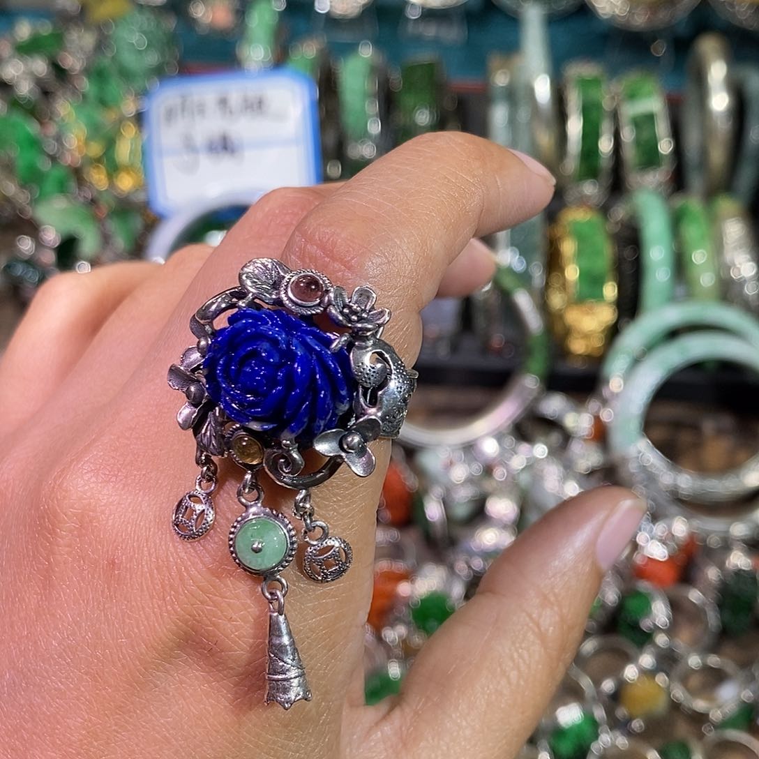 银珐琅戒指炸炸炸炸炸