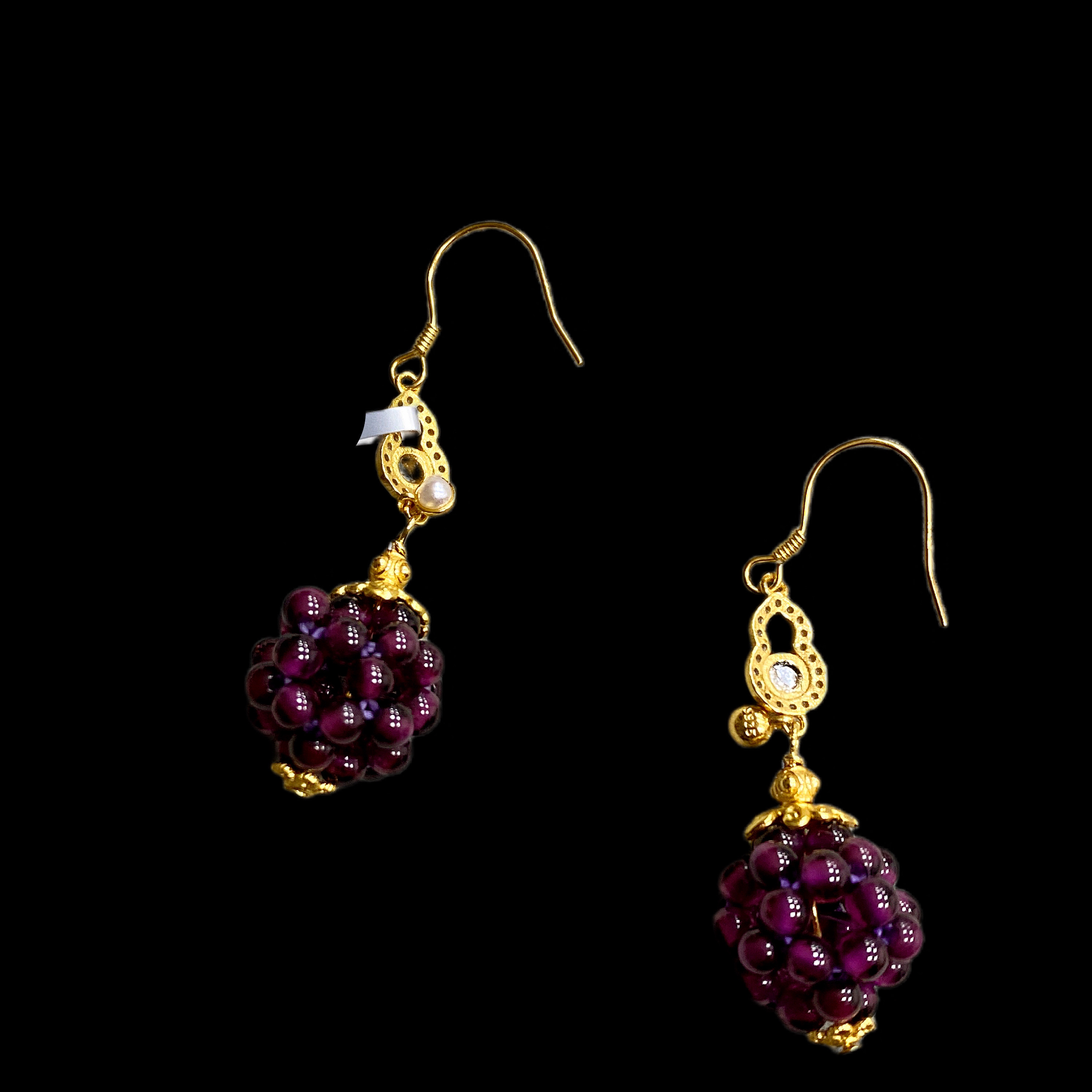 N3319紫牙乌耳坠多样性发一