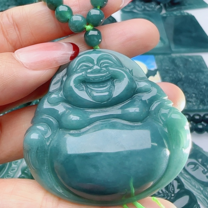 翡翠未镶嵌颈饰多样性发货天然A货翡翠