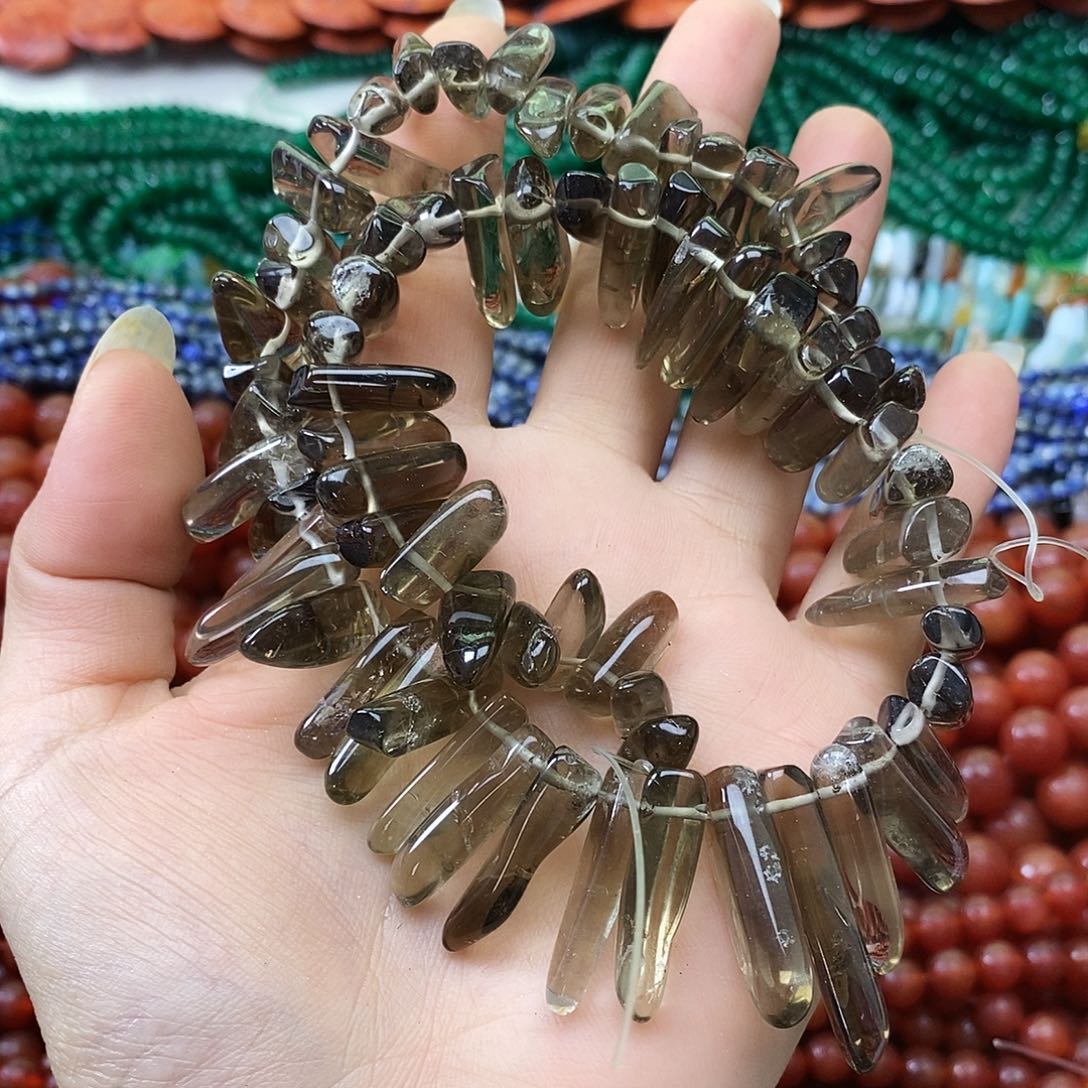 玛瑙/玉髓合金珠宝半成品茶一条装