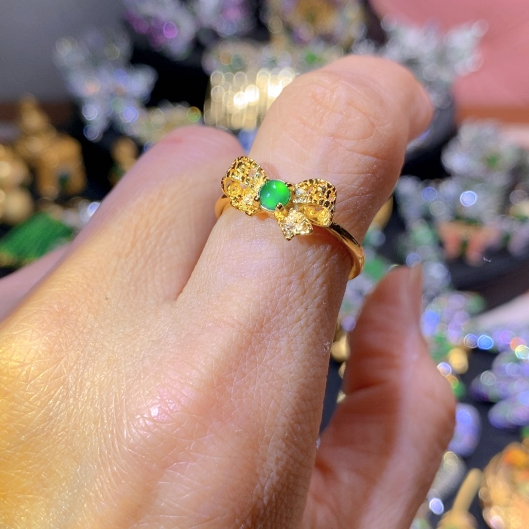 吊坠(不含链)银S925镶嵌翡翠