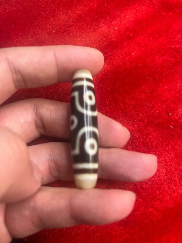 十字六眼玛瑙材质吊坠