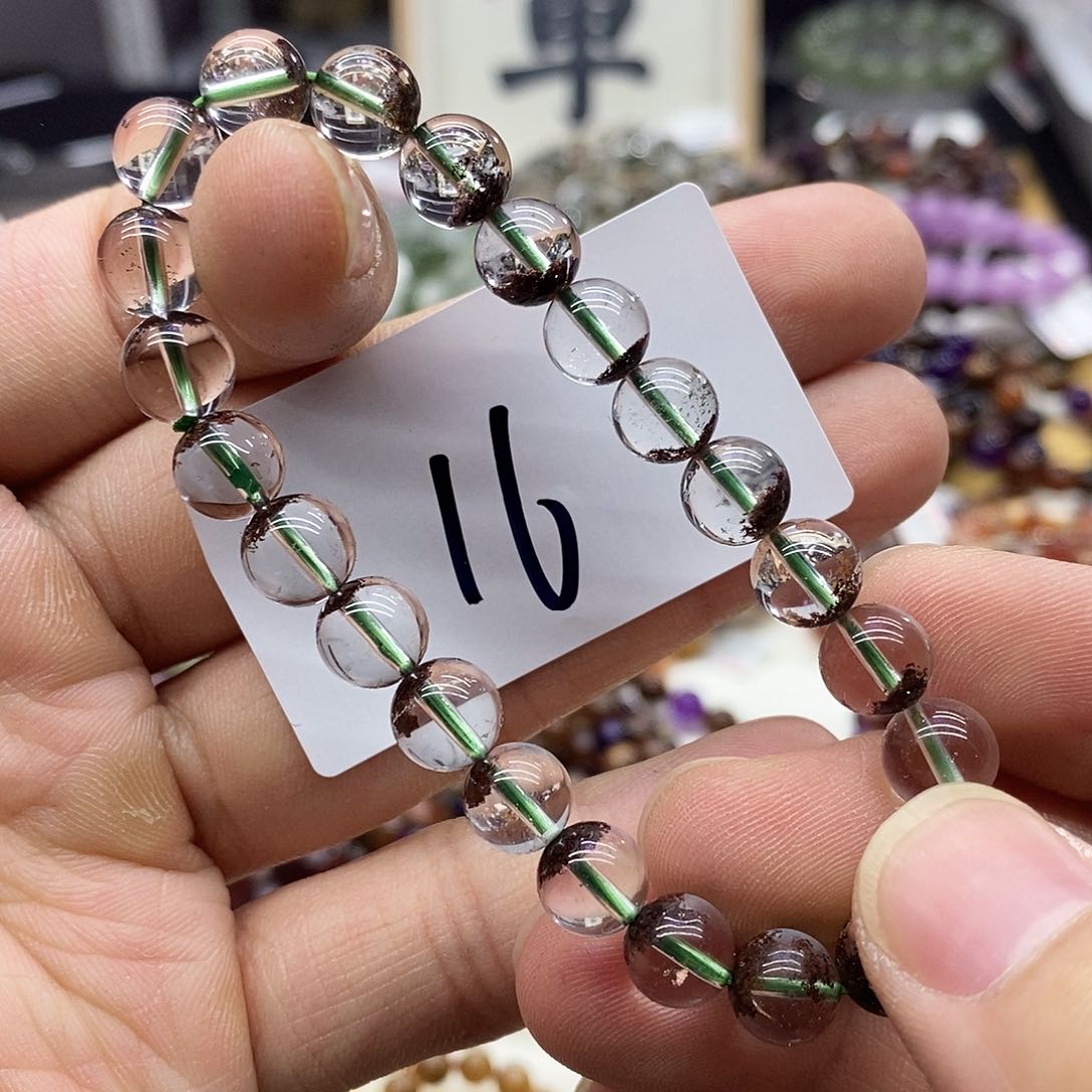 水晶手串未镶嵌天然