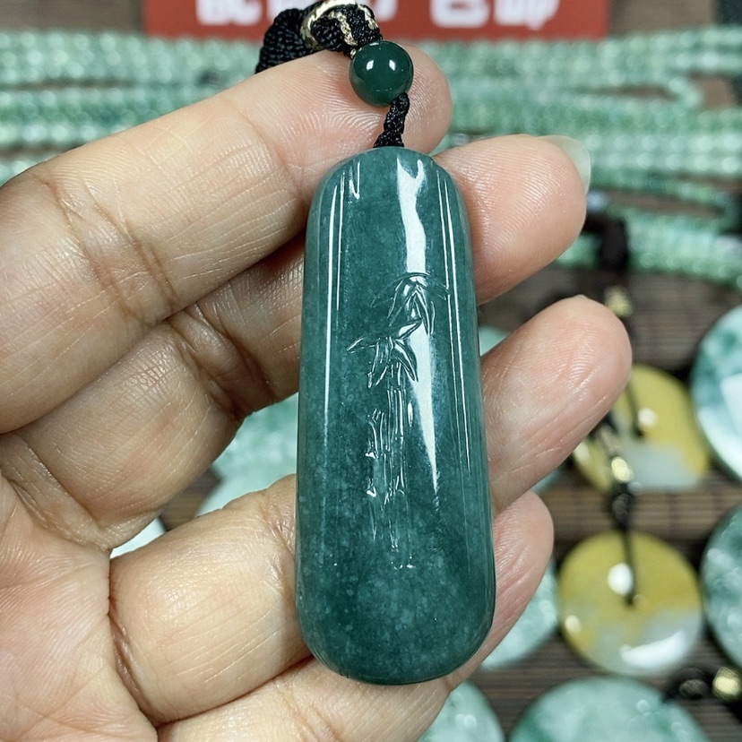 【闪购商品】翡翠颈饰未镶嵌玉吊坠翡翠玉节节高