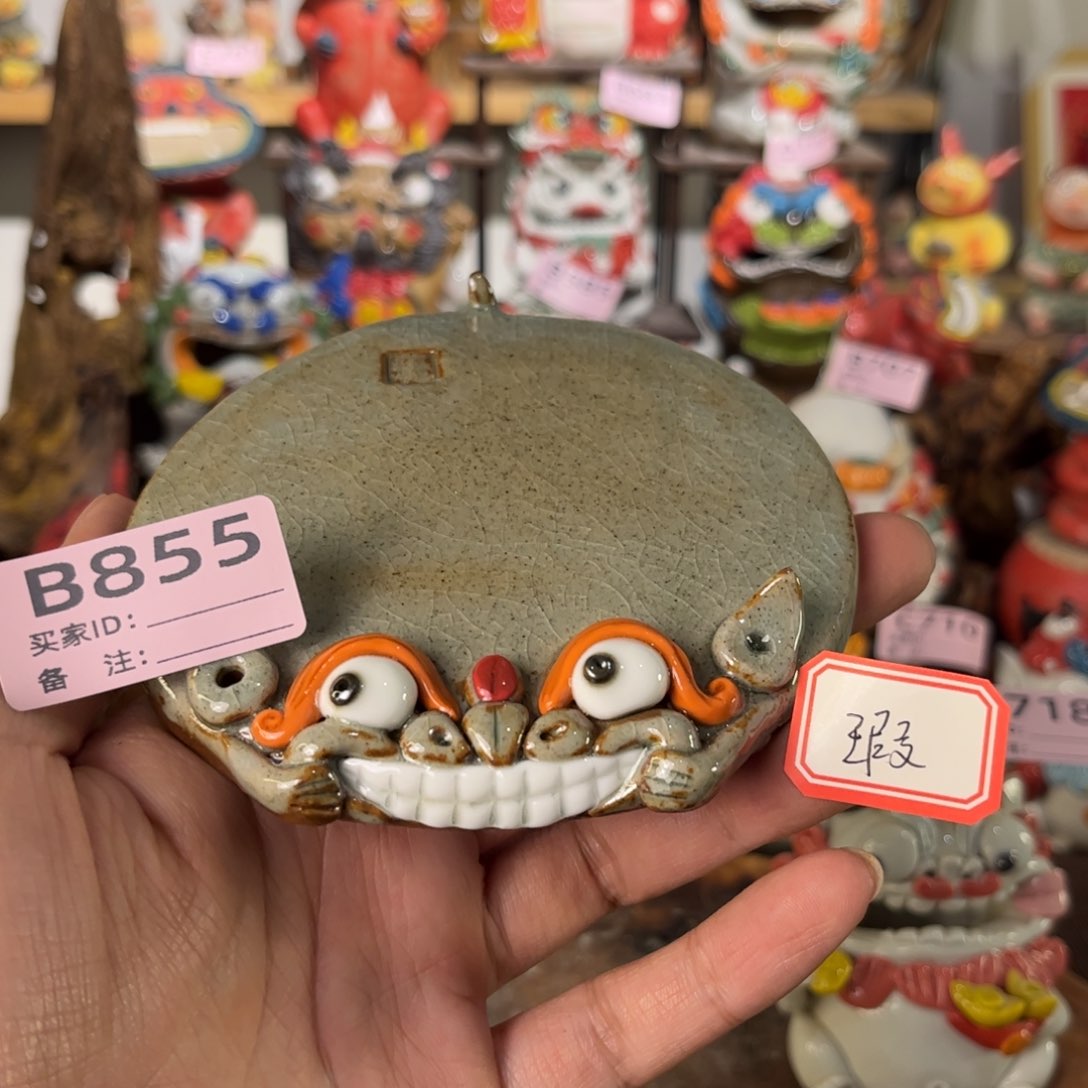 泥塑纯手工茶宠摆件