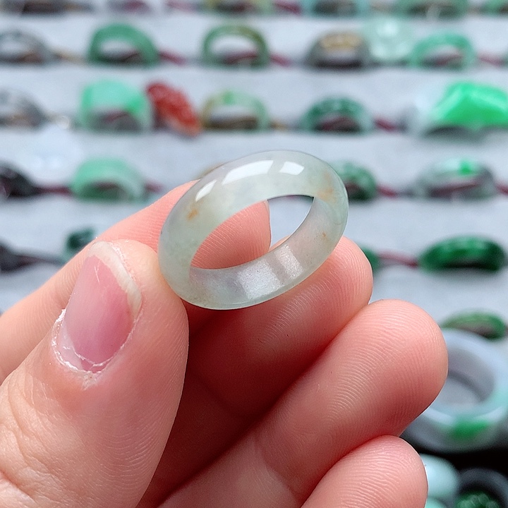 翡翠戒指未镶嵌14-15号